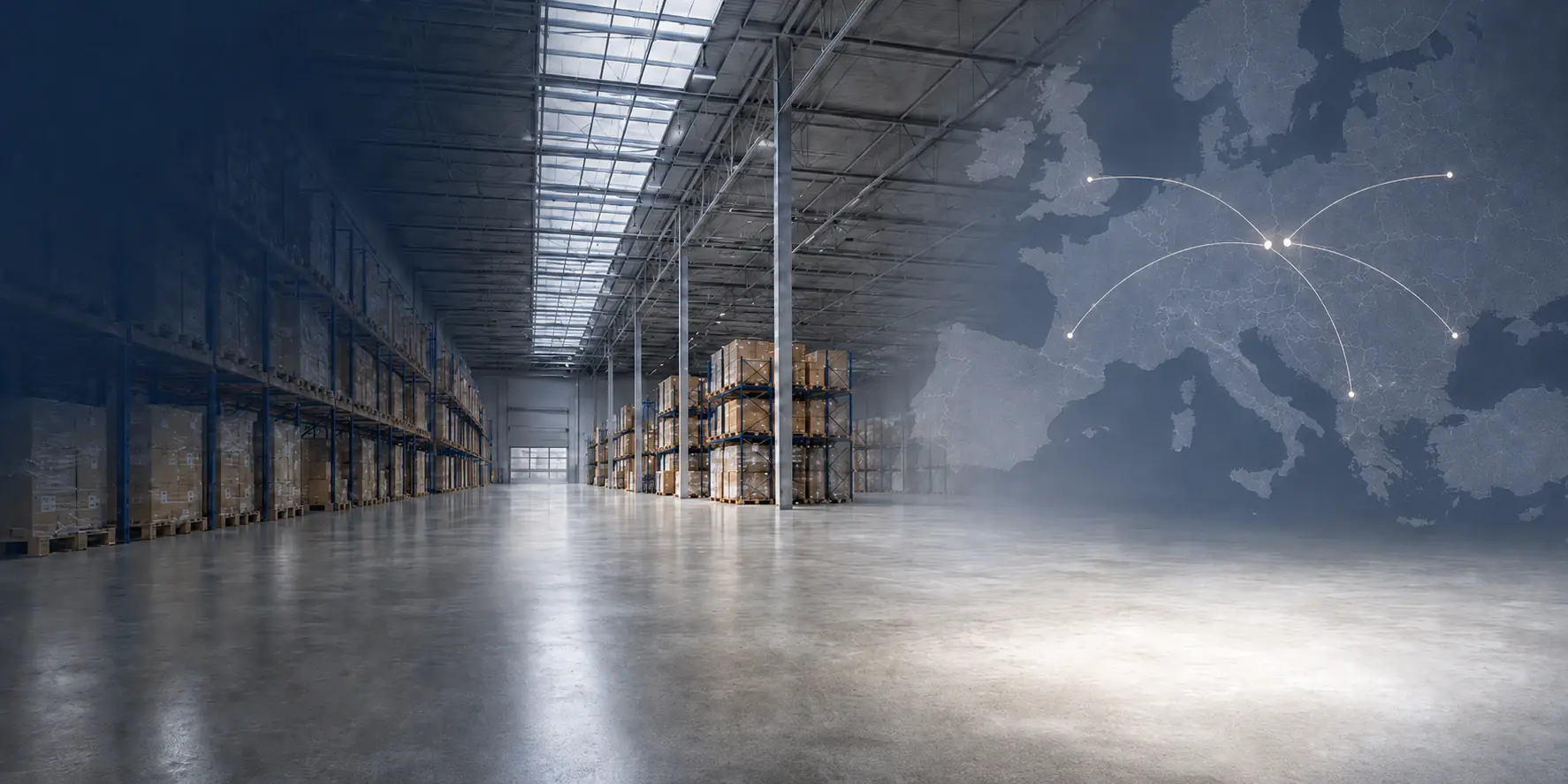 European warehouse and delivery network